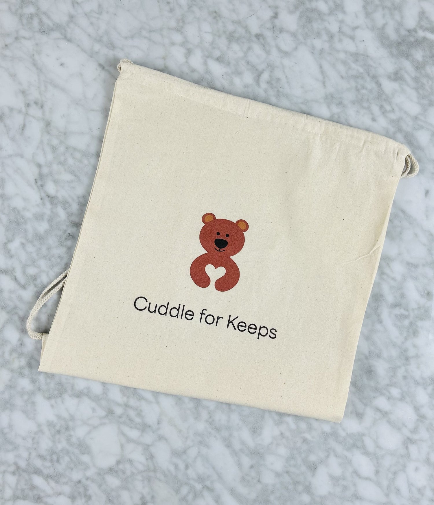 Weighted bear dust bag.